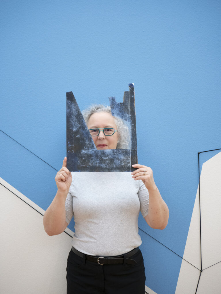 Luisa Duarte at Artists on Site 3. Asia Society of Texas, July 2022 (Photo by Light 42 Studio) 