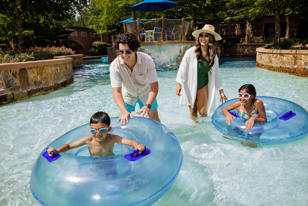 The lazy river at The Woodlands Resort. Image credit: Lincoln Barbour