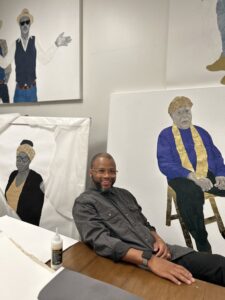 Mark Francis in his studio