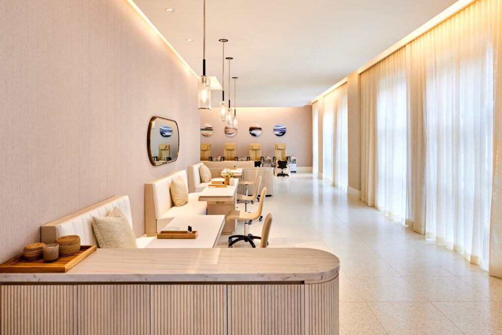 A warm, bright ambience beckons.