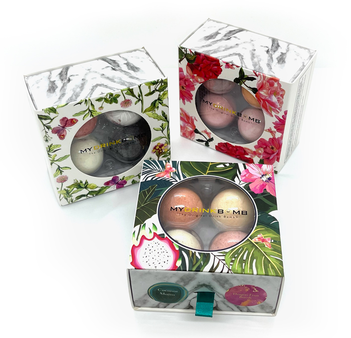 MyDrinkBomb boxed sets make the perfect gift.