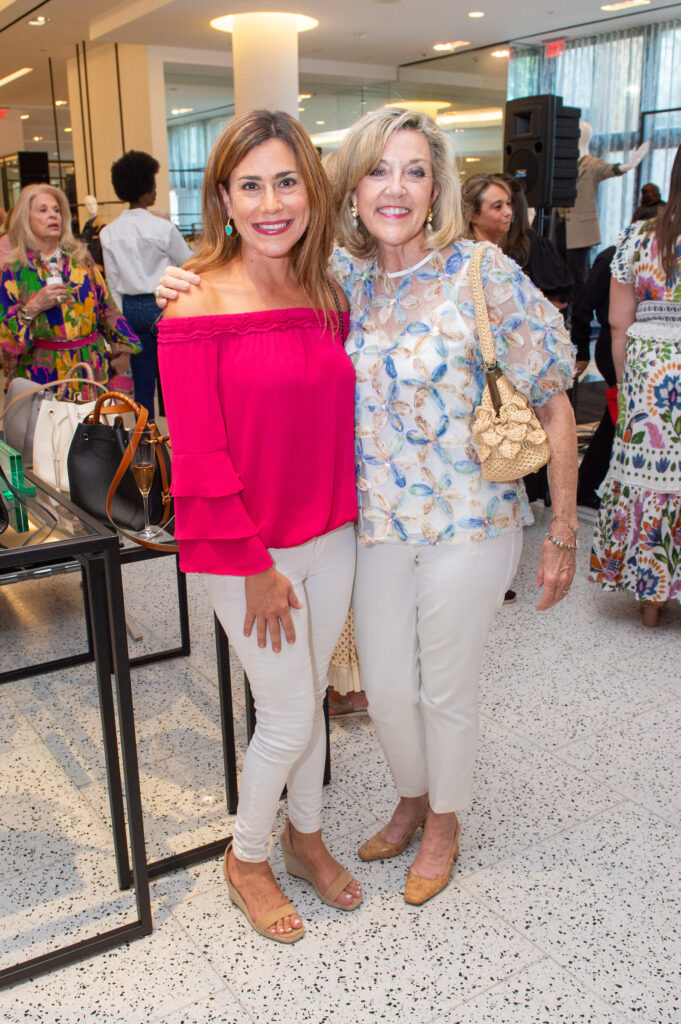 Nancy Motley, Debi Gan at the Tootsies salute to Pat Mann Phillips, Houston Rodeo's first female board chair. (Photo by Jacob Power)