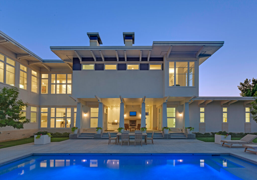 The AIA Dallas Tour of Homes exclusive Premiere Party home in North Dallas, designed by Michael Malone, FAIA of Malone Maxwell Dennehy Architects (photo by Jud Haggard)