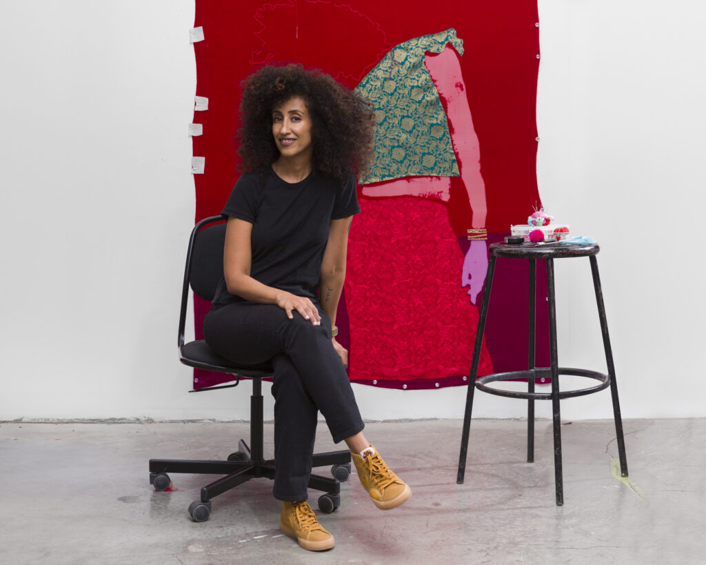 Yasmine Nasser Diaz; her work is showcased at OCHI. (Courtesy OCHI. Photo by Ian Byers-Gamber)