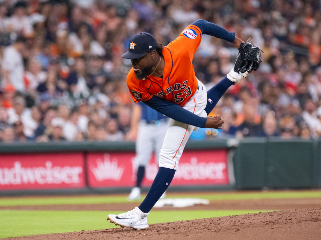 The Houston Astros need Cristian Javier to be good to be at their best in October. (Photo by F. Carter Smith)