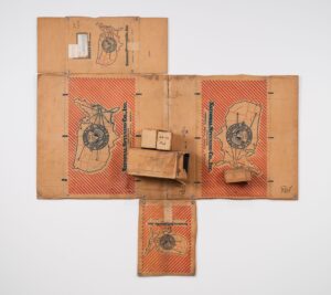 Robert Rauschenberg, National Spinning Red Spring (Cardboard), 1971