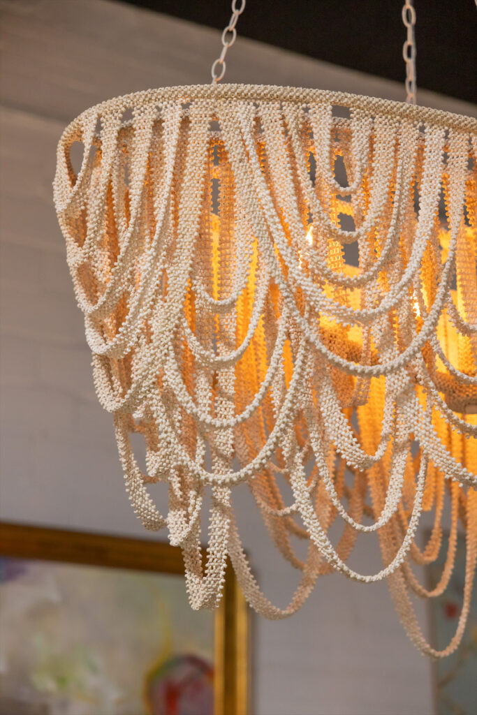 Details in the Roz Murphy Design vignette at Thrift Studio 2023.  (Photo by Aaron Dougherty)