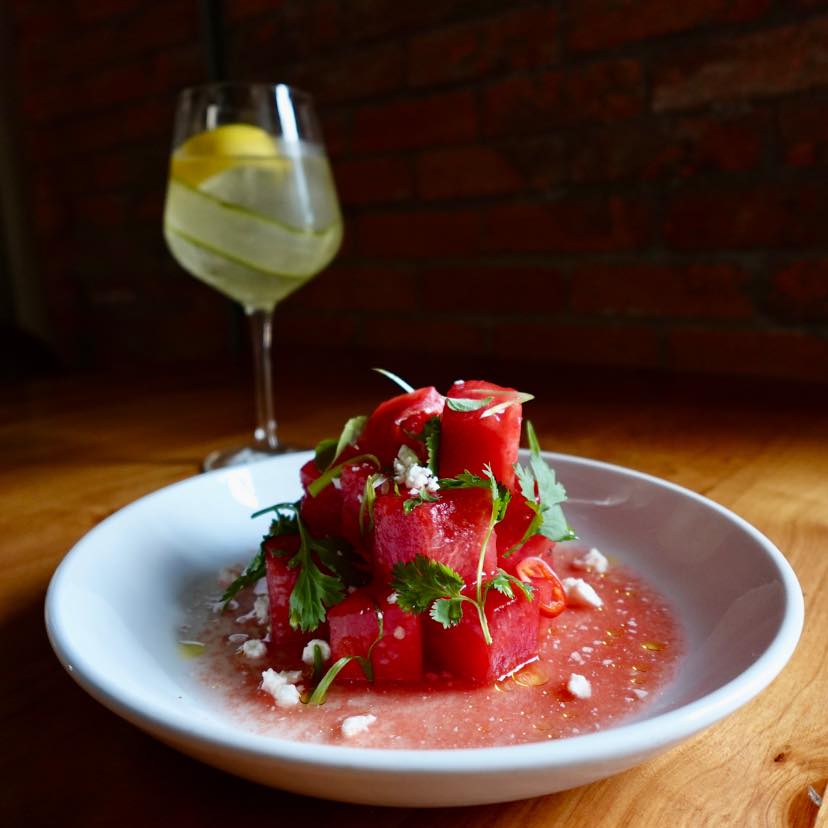 Clay Pigeon's watermelon summer salad brings the flavors of the season home.