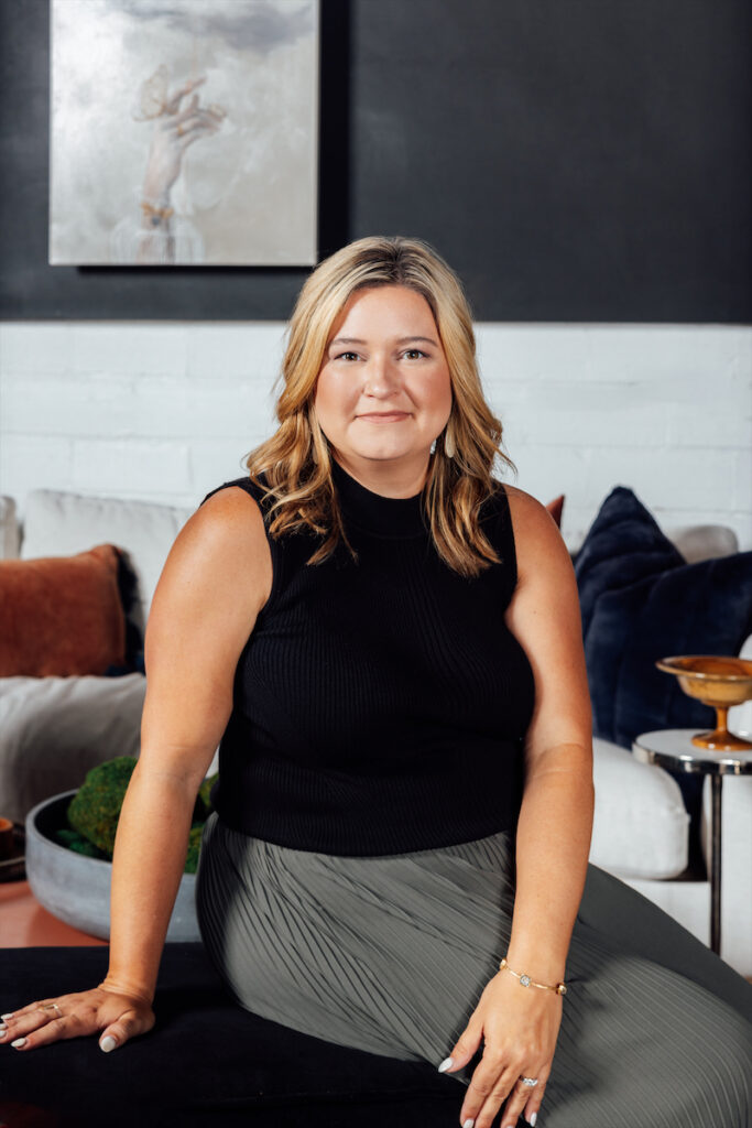 Designer Terra McNutt of RI Studio for Thrift Studio 2023.  (Photo by Aaron Dougherty)