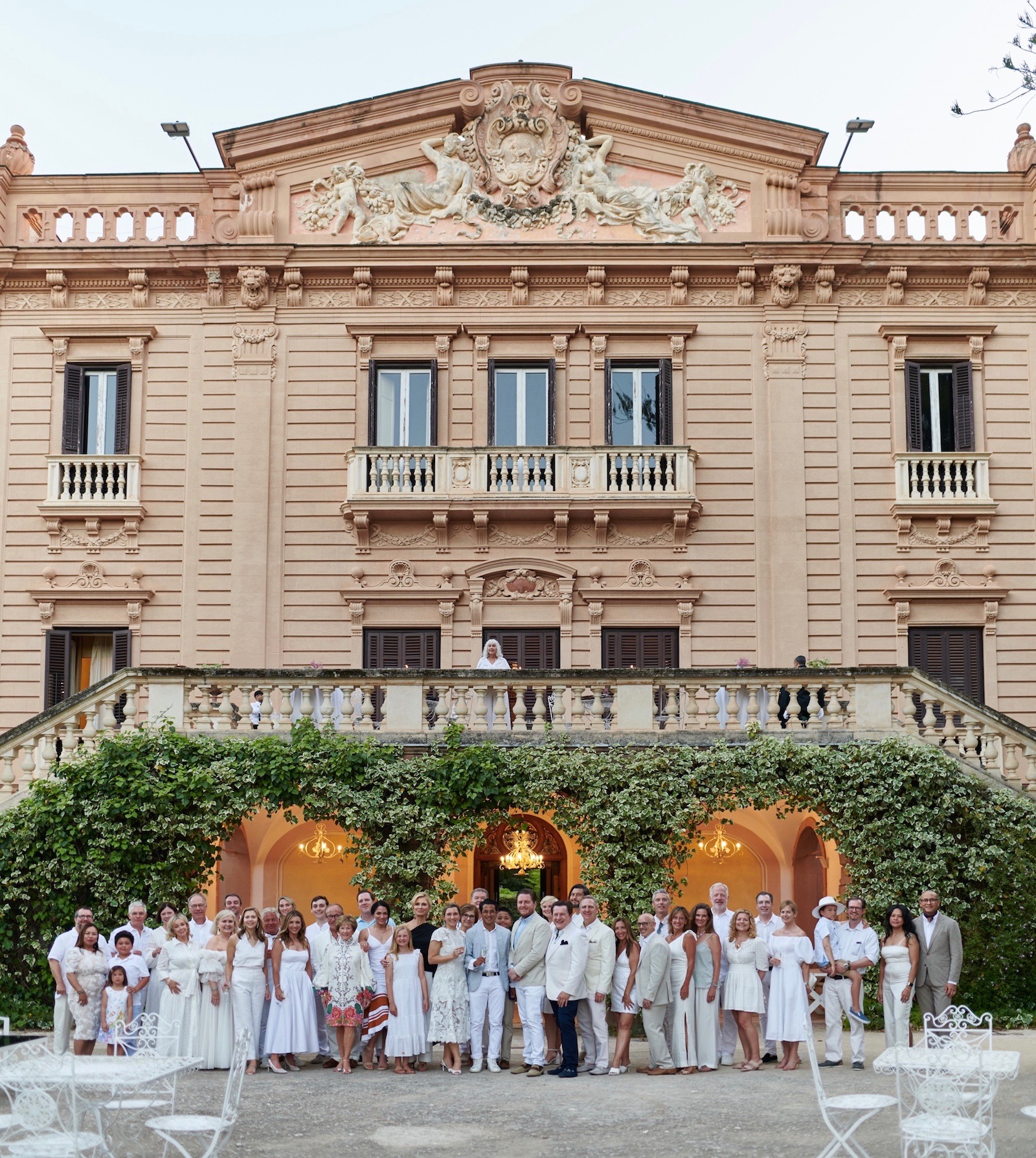 Gala evening at Villa Tasca in Sicily for Chad Stubbs 50th birthday celebration (Photo by Giuseppe Ippolito )