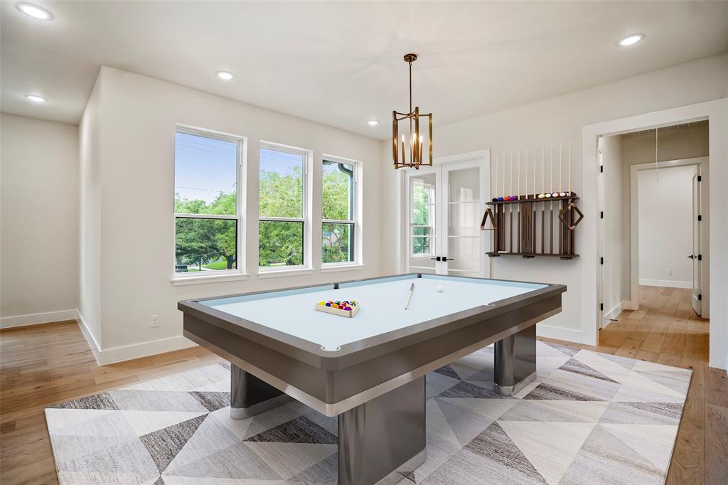 The flex room in the home at 951 Byrne Street in Houston's Woodland Heights neighborhood.