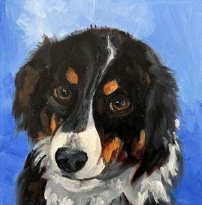Artist Judy Mackey will be available for pet paintings in support of National Dog Day in The Woodlands.