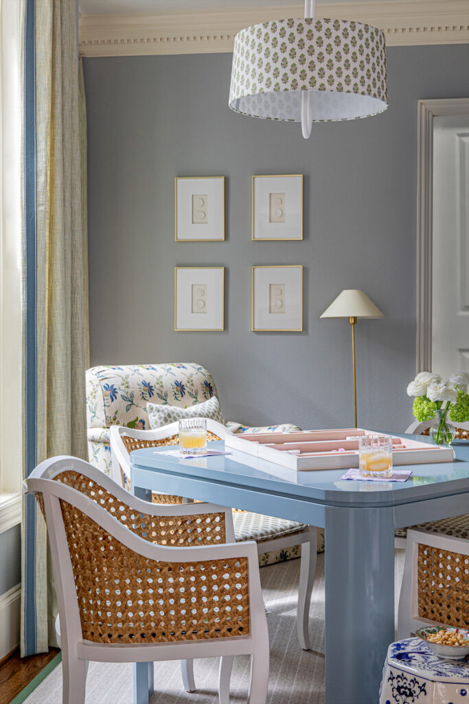 A closer look at the gaming table. (Photo by Emery Davis)