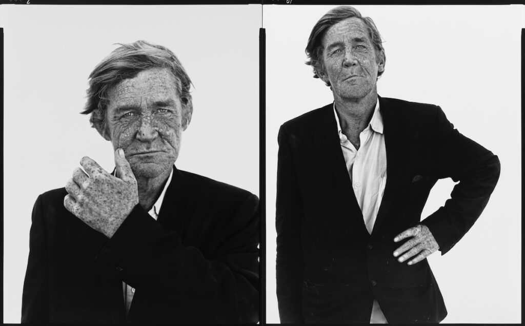 Richard Avedon’s Clarence Lippard, drifter, Interstate 80, Sparks, Nevada, 8/29/83. (AMON CARTER MUSEUM OF AMERICAN ART, FORT WORTH; © THE RICHARD AVEDON FOUNDATION) 