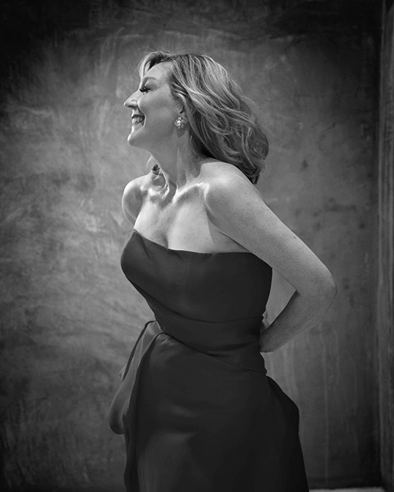 Kathryn Smith photographed by Ivan Aguirre for the PaperCity Philanthropy in Fashion Best Dressed magazine spread.