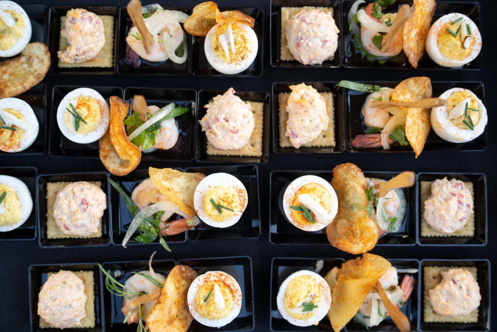 Enjoy delicious light bites from the likes of Benihana, Bosscat, The Audrey and Back Table.