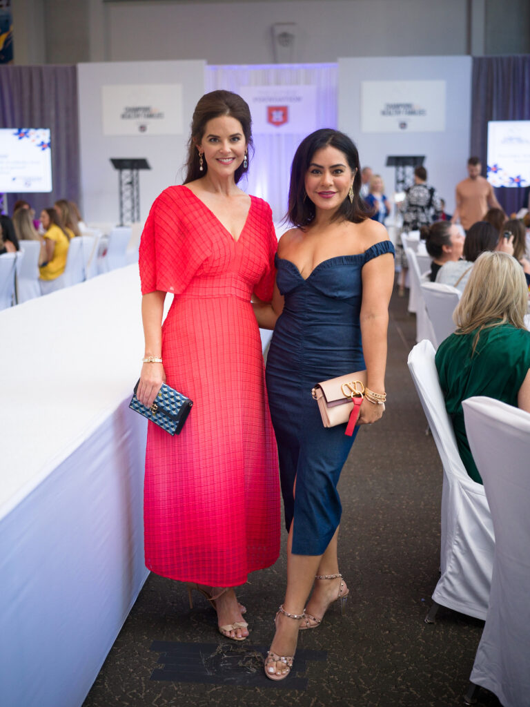 Ann Ayre, Elia Gabbanelli at the Astros' 'Champions for Healthy Families' luncheon at Union Station. (Photo by Daniel Ortiz)