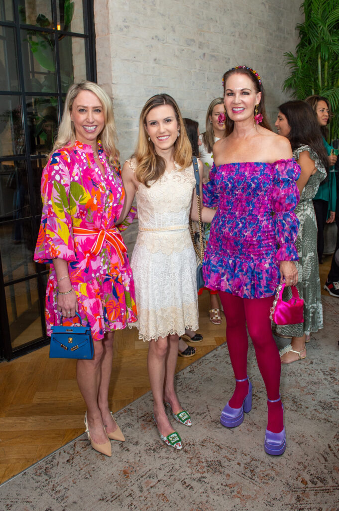 Ashley Seippel, Heather Almond, Beth Muecke at a luncheon at The Annie Café featuring LAGOS Couture jewels, carried by Neiman Marcus. (Photo by Jacob Power)