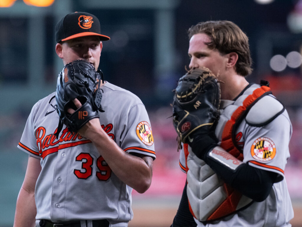 The Baltimore Orioles are packed with young talent with young ace Kyle Bradish and rookie catcher Adley Rutschman chief among them. (Photo by F. Carter Smith)