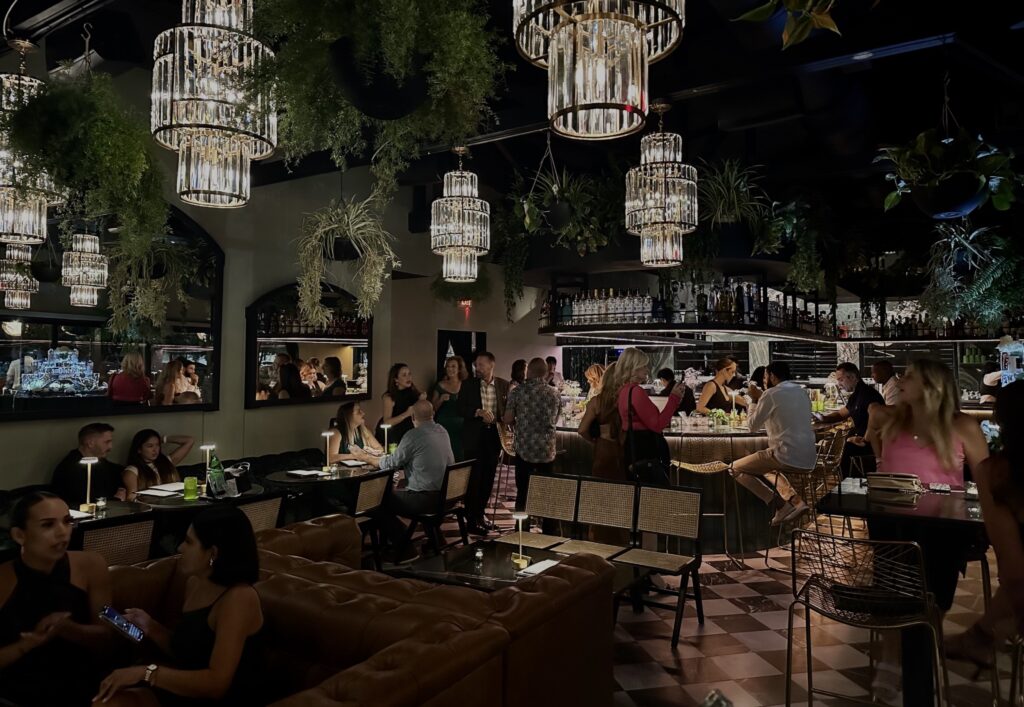 A peek inside the newly opened cocktail bar, Best Regards in the Houston Heights on Yale at 11th Street. (Photo by Becca Wright)