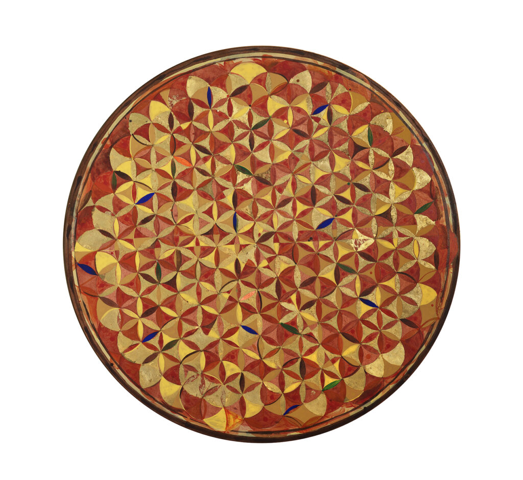 Nestor Topchy's "AsifGodwerestingyhelloisgoodbye," 2023. (Courtesy Josh Pazda Hiram Butler Gallery)