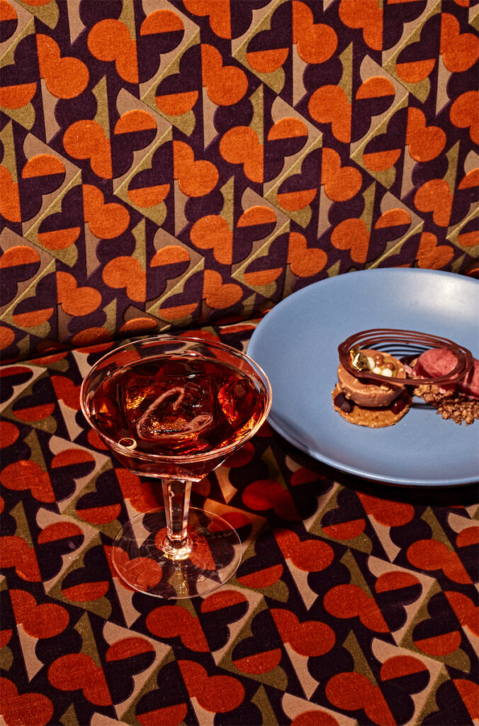 The dessert course of "Leave it to Catbird," a new intimate dinner experience in Dallas. (Photo by Brittany Conerly)