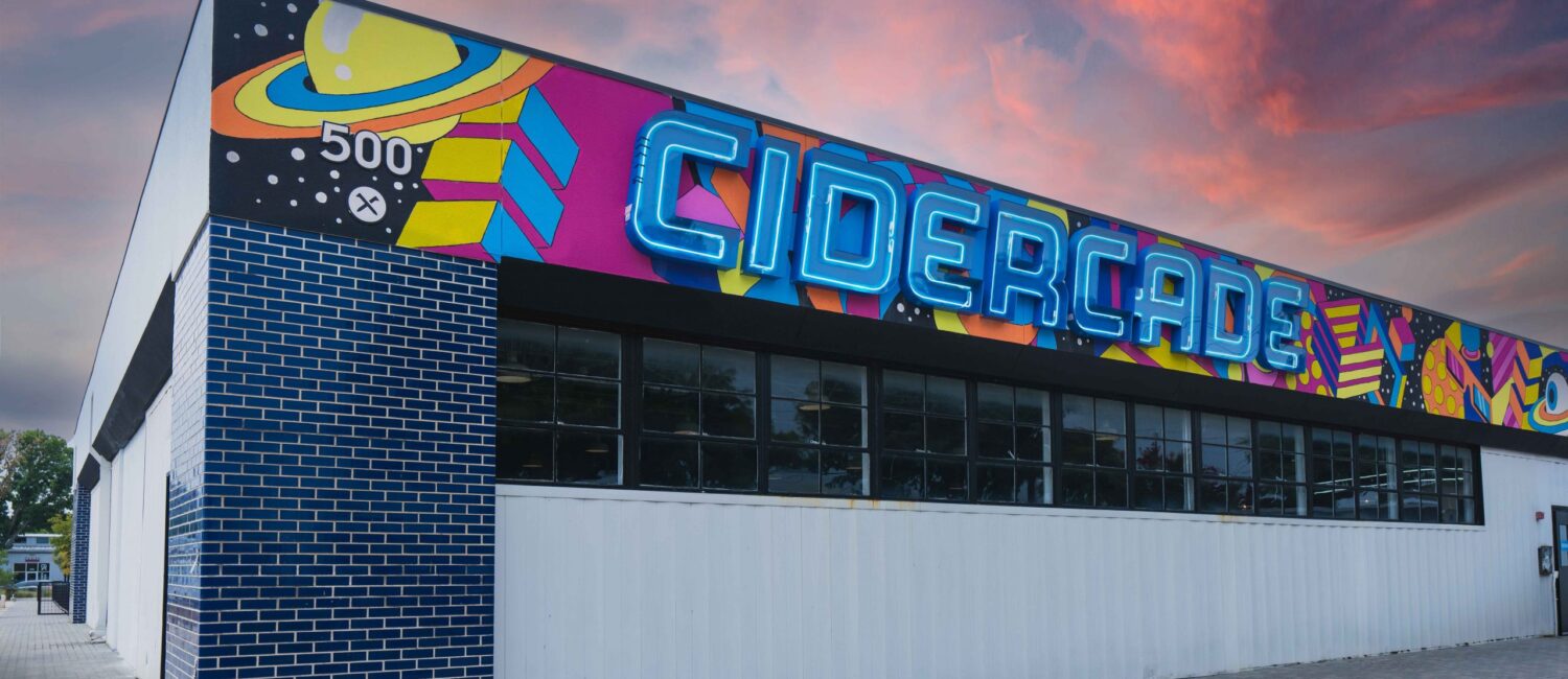 Cidercade Arlington joins Bishop Cider’s entertaiment offferings. It opens Thursday, September 28.