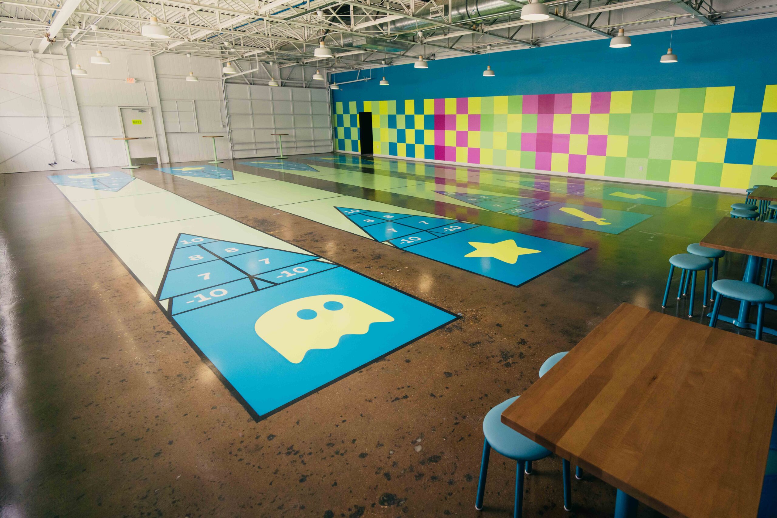 Cidercade Arlington's new shuffleboard courts add to the fun.