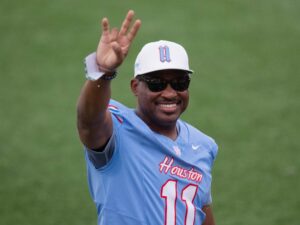 University of Houston's Heisman Trophy winner Andre Ware wants to see his school succeed. (Photo by F. Carter Smith)