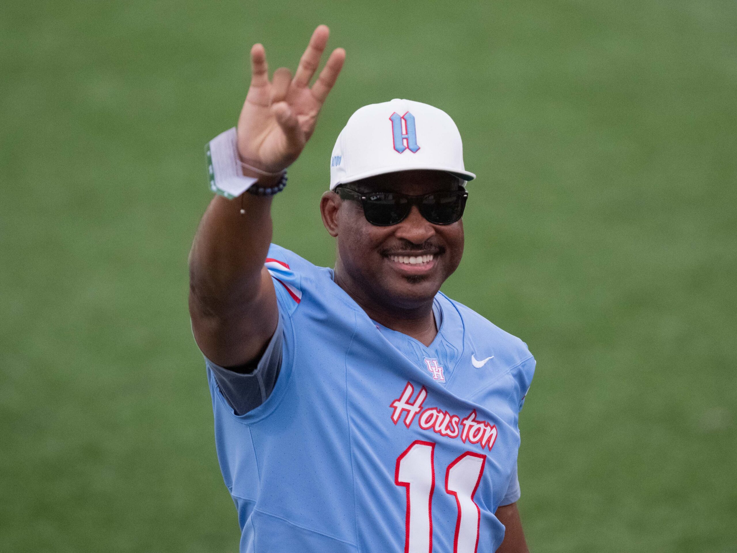 University of Houston's Heisman Trophy winner Andre Ware wants to see his school succeed. (Photo by F. Carter Smith)