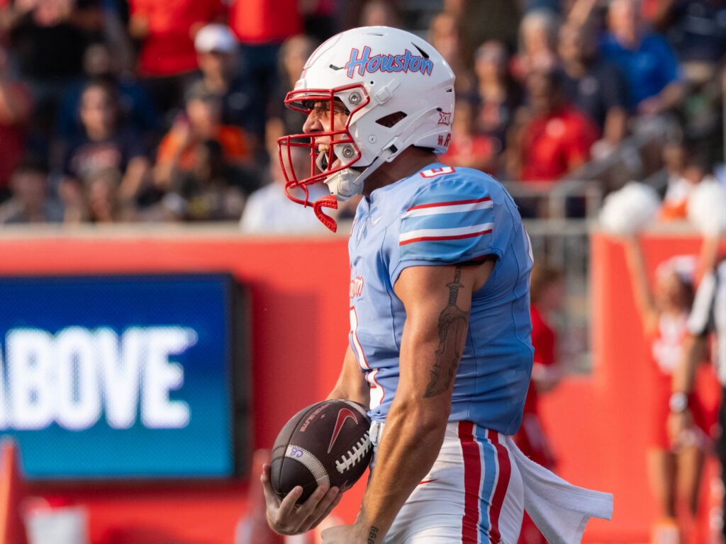 University of Houston receiver Joseph Manjack IV can be a touchdown maker for these Coogs. (Photo by F. Carter Smith)