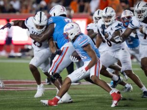 University of Houston Cougars, in their season debut as a member of the Big XII Conference, defeated the University of Texas San Antonio 17-4 at TDECU Stadium