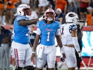 University of Houston Cougars, in their season debut as a member of the Big XII Conference, defeated the University of Texas San Antonio 17-4 at TDECU Stadium