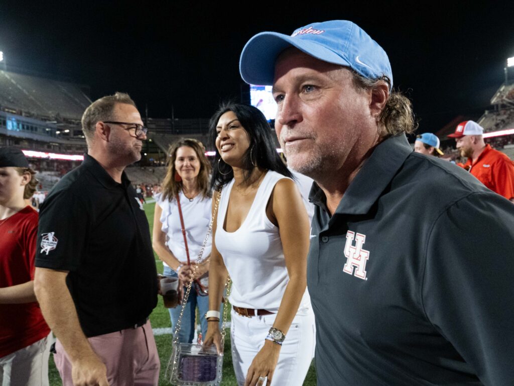 University of Houston coach Dana Holgorsen appreciates the fight in his remade team. (Photo by F. Carter Smith)