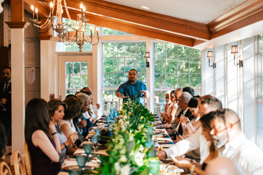 One of nine fully booked dinners at the 'Wonders Await at La Casa Brugal'  event at The Manor House at The Houstonian. (Photo courtesy of Brugal 1888)