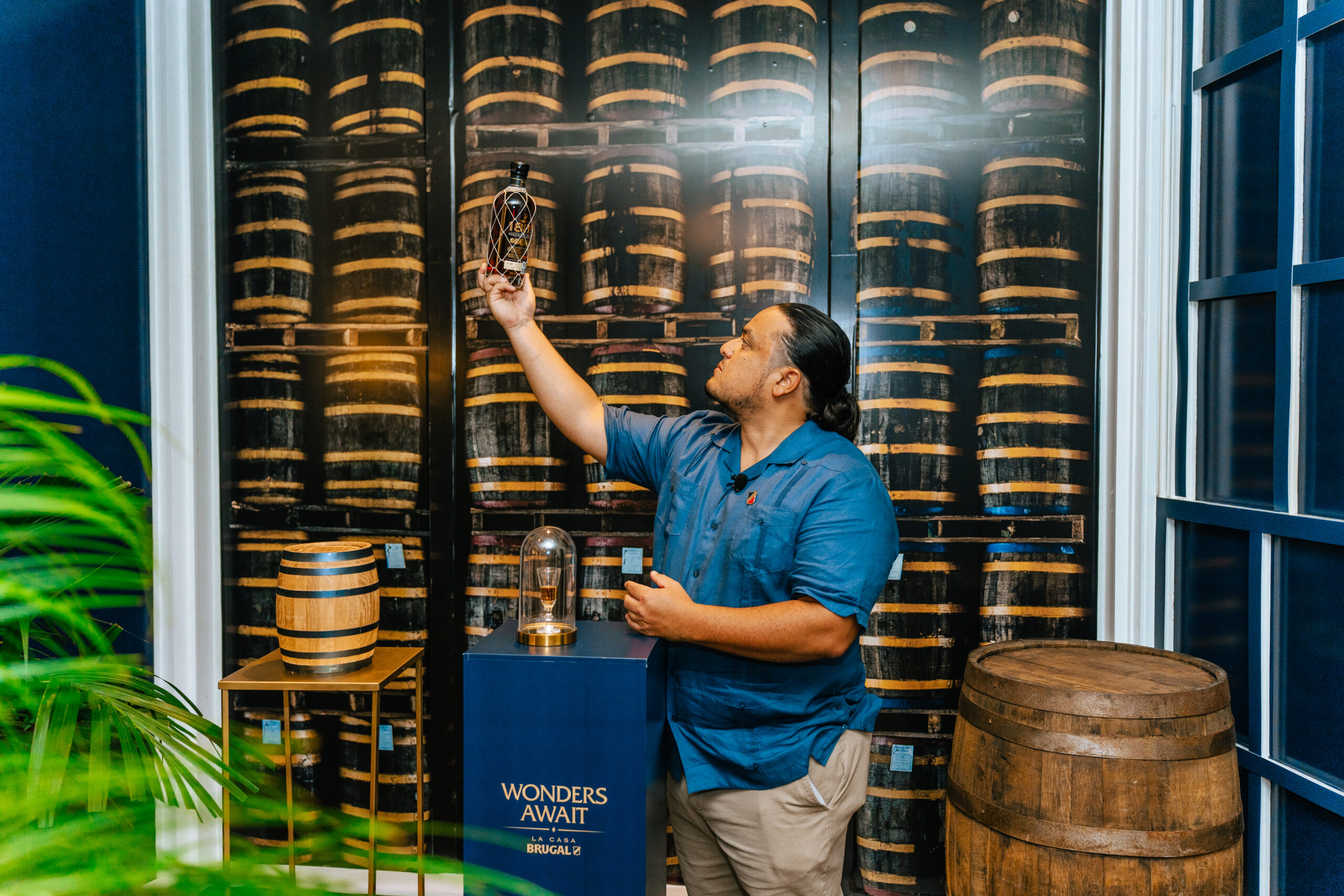 The history and process of Brugal 1888 rum explained at the 'Wonders Await at La Casa Brugal' event at The Manor House at The Houstonian. (Photo courtesy of Brugal 1888)