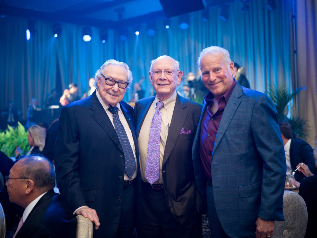 Dr. Bud Frazier, Walter Johnson, Dr. Billy Cohn at Texas Heart Institute's 'The Supper Club' gala held at the Post Oak Hotel. (Photo by Daniel Ortiz)