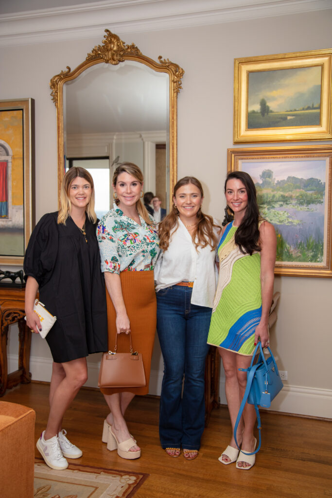Elizabeth Griffith Lashar, Lisa Dodd, Tye Griffith Leon, Lauren Gibbons at the Bally cocktail event benefiting Juvenile Diabetes Research Foundation (Photo by Kara Trail, Miroma Photography)