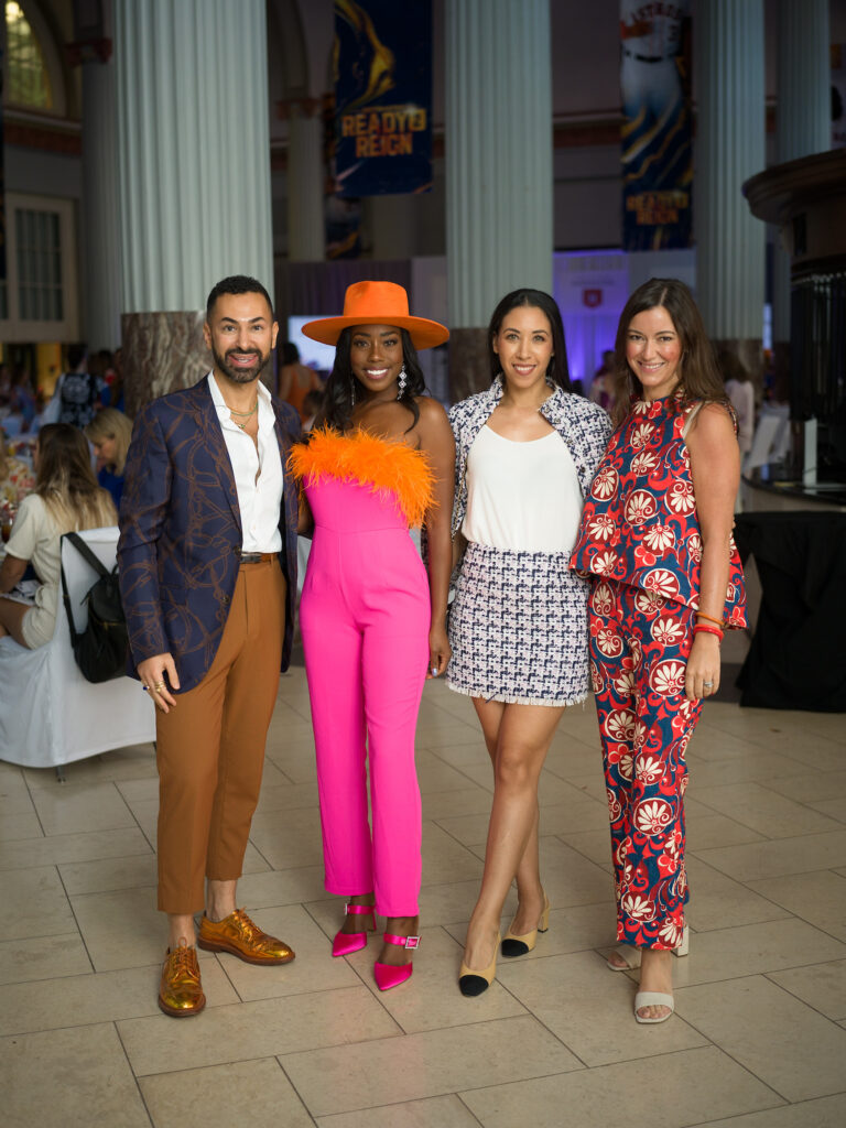 Fady Armanious, Felicia Stone, Allison Wells, Jayne Johnston at the Astros' 'Champions for Healthy Families' luncheon at Union Station. (Photo by Daniel Ortiz)