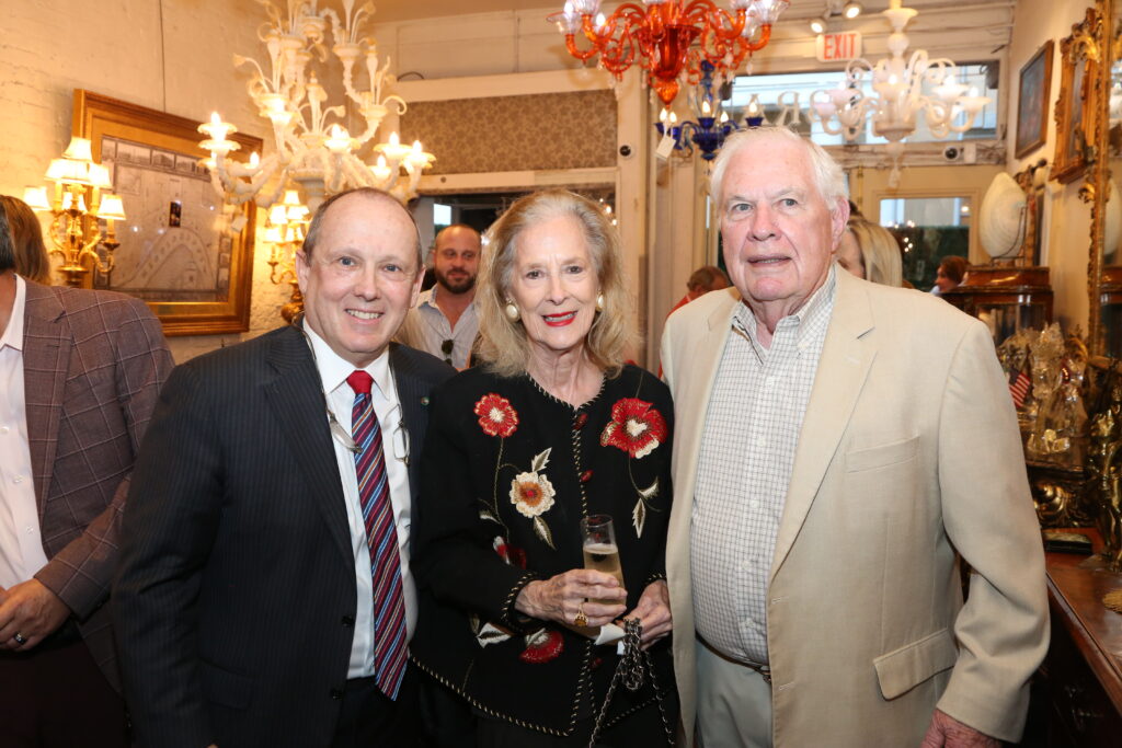 Franco Valobra, Houstonians Mary Ann & David McKeithan at Valobra's installation as Honorary Consul of Italy in Louisiana. (Photo by Darryl Schmitt)