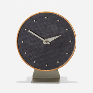 George Nelson and Associates Masonite table clock, model 4767A