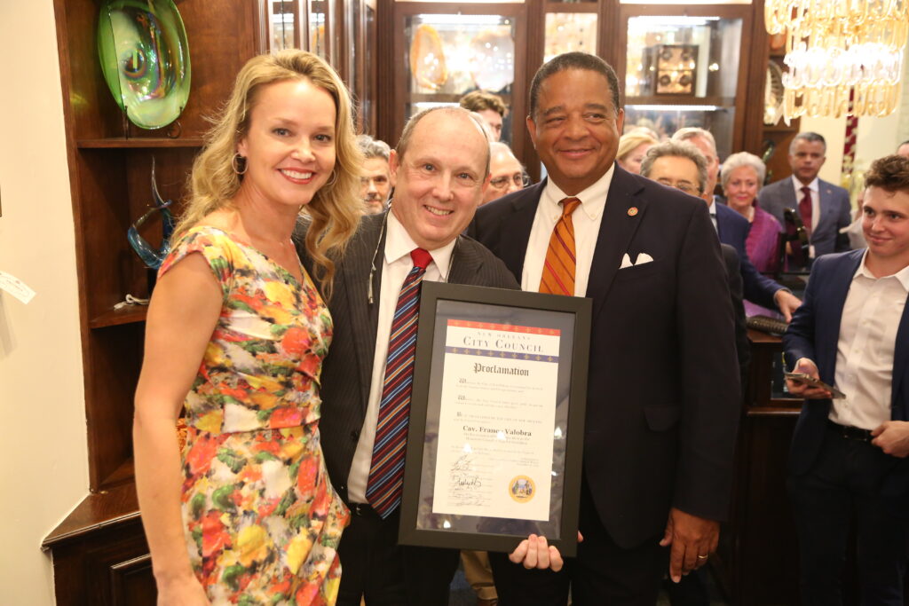 Hon. Helena Moreno, Franco Valobra, Councilman Eugene Green (Photo by Darryl Schmitt)