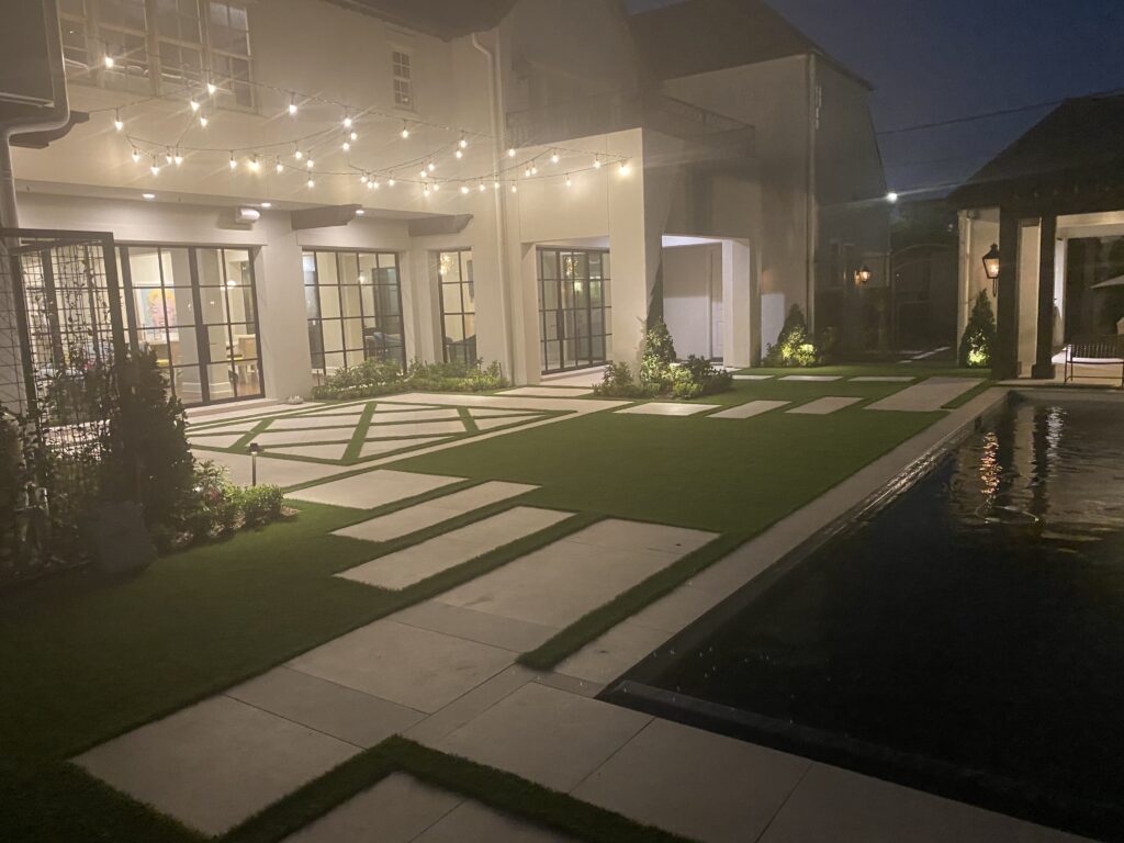 When AJ's Landscaping starts a project, they meet with the clients at their home so they can get the full picture.