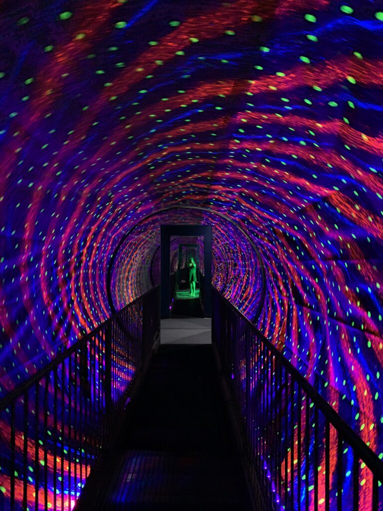Dare to travel through the Vortex Tunnel. (Photo by Tarra Gaines)