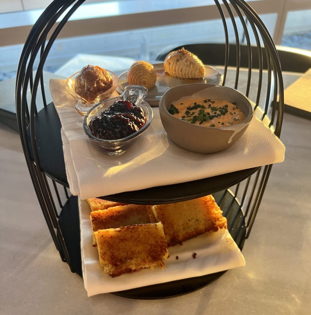 Acknowledge the Corn at Margaret's is a delicious starter with jalapeño corn bread. (Photo by Megan Ziots)