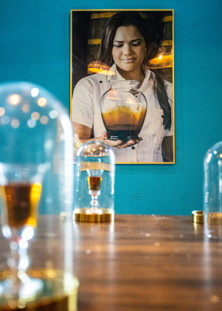 Brugal 1888 is produced via a double-aging process, which is unique for rum.