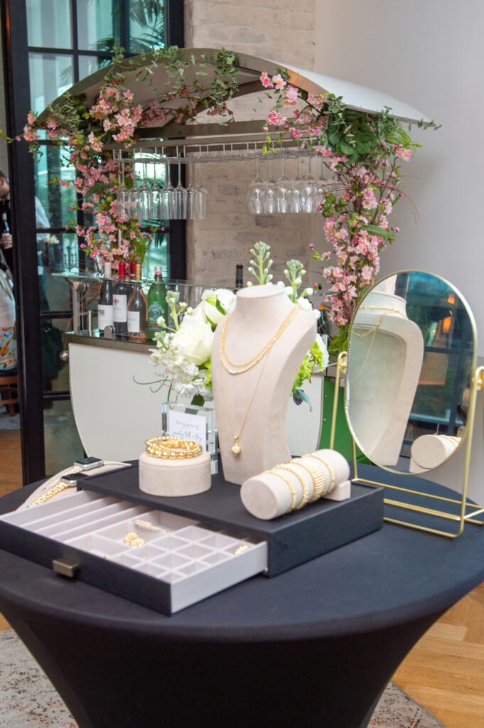 LAGOS 18k gold jewelry from the Couture collection on display at The Annie Café luncheon (Photo by Jacob Power)