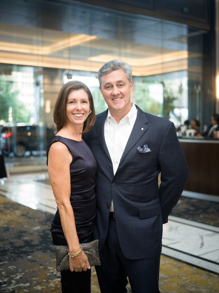 Leslie & Eric Wade at Texas Heart Institute's 'The Supper Club' gala held at the Post Oak Hotel. (Photo by Daniel Ortiz)