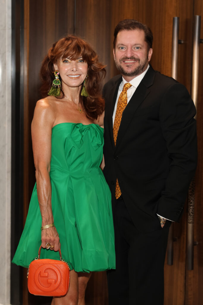 Marla & Matt Hurley at the PetSet 'Fierce & Fabulous Soirée' at the Post Oak Hotel. (Photo by Priscilla Dickson)