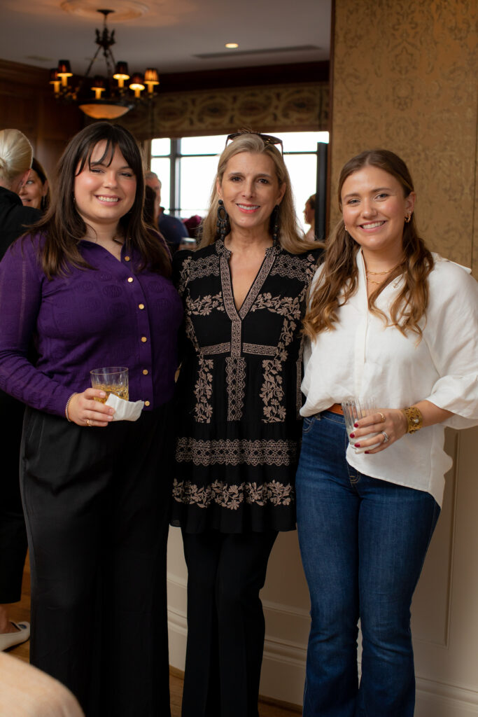 Olivia Cone, Patricia Griffith, Tye Griffith Leon at the Bally cocktail event benefiting Juvenile Diabetes Research Foundation (Photo by Kara Trail, Miroma Photography)